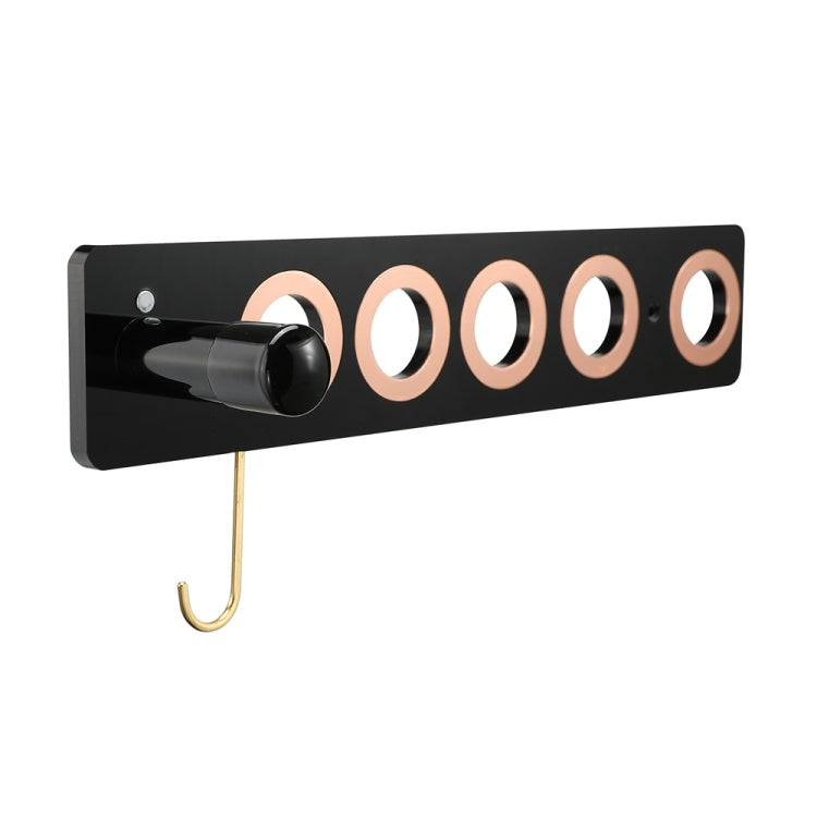 JD01 Punch-Free Hange Acrylic Hair Dryer Storage Bracket For Dyson Hair Dryer(Black) - free shipping - PMC TechLife - Order now!