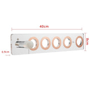JD01 Punch-Free Hange Acrylic Hair Dryer Storage Bracket For Dyson Hair Dryer(Transparent)