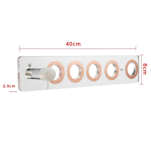 JD01 Punch-Free Hange Acrylic Hair Dryer Storage Bracket For Dyson Hair Dryer(Transparent)