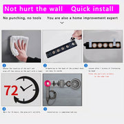 JD01 Punch-Free Hange Acrylic Hair Dryer Storage Bracket For Dyson Hair Dryer(Transparent)