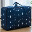 Oxford Cloth Quilt Moisture-Proof & Waterproof Storage Bag Zipper Portable Moving Luggage Bag, Specification: 58x38x22cm(Tibetan Cat) - Storage Bags by PMC TechLife | Online Shopping South Africa | PMC TechLife
