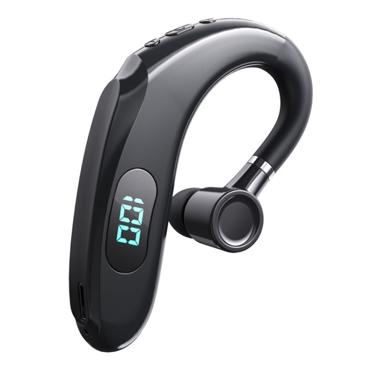 Q20 Bluetooth 5.2 Business Digital Display Sports Earhook Stereo Earphone(Black) - Bluetooth Earphone by PMC TechLife | Online Shopping South Africa | PMC TechLife
