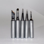Metallic LCD Temperature Regulating Soldering Iron And Soldering Iron Tip Set Electric Soldering Iron Welding Tool(110V US Plug Black Head Black)
