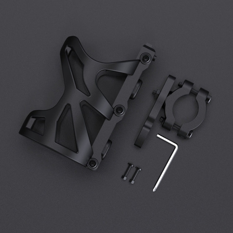 SMCP5456 Motorcycle Drink Holder Bicycle Cup Rack Kettle Frame Modified Accessories, Colour: With Pipe Clamp (Black) - Holders by PMC TechLife | Online Shopping South Africa | PMC TechLife