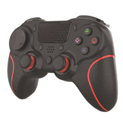 MB-P913 PC Six-Axis Somatosensory Back Key Programming Dual Vibration Bluetooth Gamepad For PS4 Pro(Red Black)