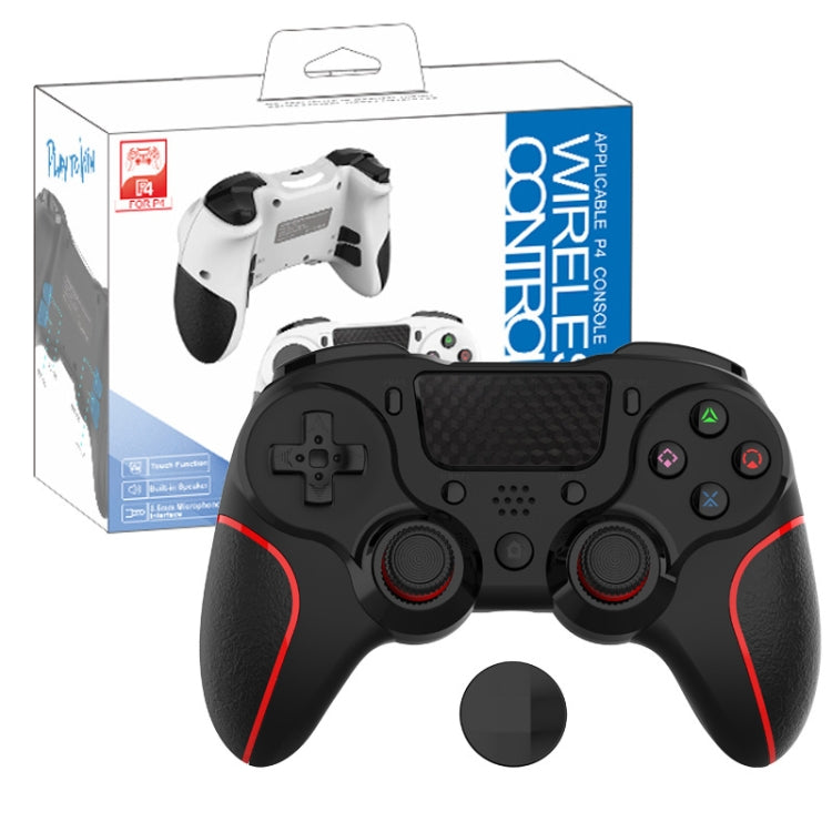 MB-P913 PC Six-Axis Somatosensory Back Key Programming Dual Vibration Bluetooth Gamepad For PS4 Pro(Black)