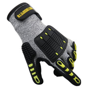 ROTOSAFETY RZT-HFZ20 Shock-Proof Anti-Smashing Anti-Cutting Anti-Collision Gloves TPR Mechanical Maintenance Fire Rescue Miners Mining Anti-Stab Gloves, Size: XL