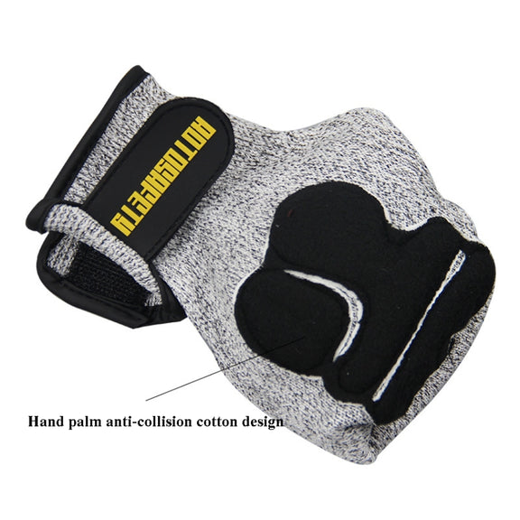 ROTOSAFETY RZT-HFZ20 Shock-Proof Anti-Smashing Anti-Cutting Anti-Collision Gloves TPR Mechanical Maintenance Fire Rescue Miners Mining Anti-Stab Gloves, Size: XL