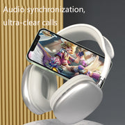 P9 Bluetooth 5.1 Subwoofer Wireless Headset Support AUX / TF Card(Blue)
