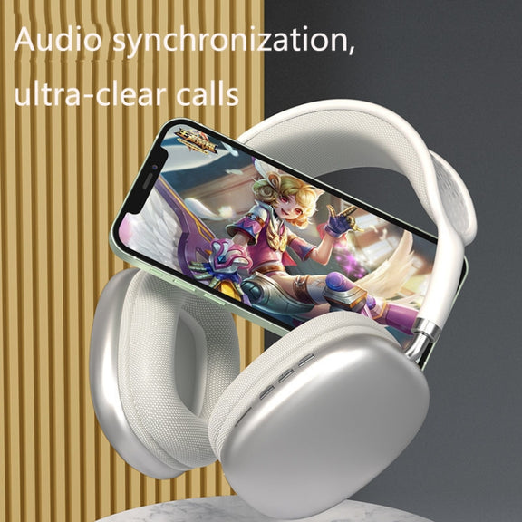 P9 Bluetooth 5.1 Subwoofer Wireless Headset Support AUX / TF Card(Blue)