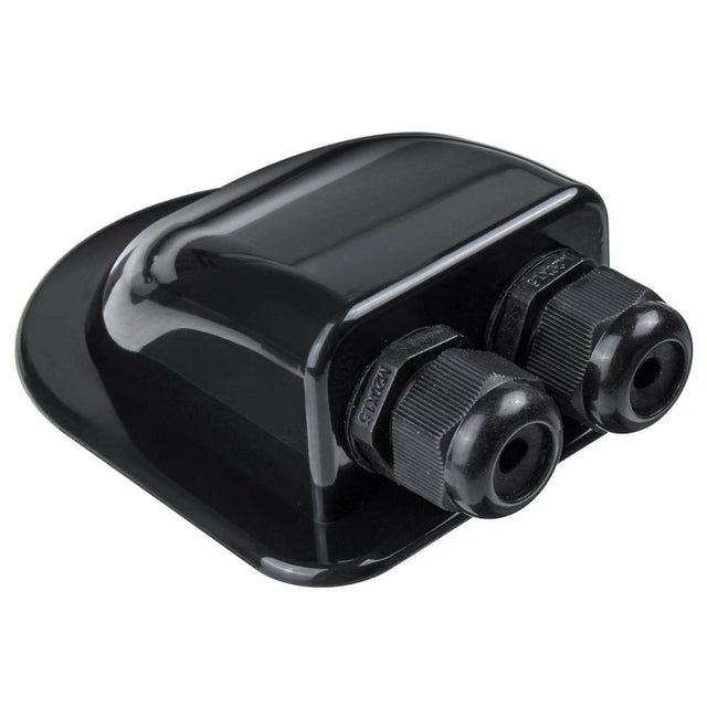 Solar Photovoltaic Plastic Bracket ABS Photovoltaic Car Roof Water-resistant Junction Box(Black)