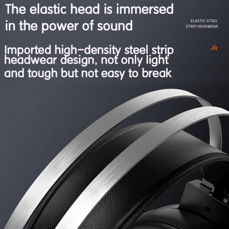 FOREV G97 RGB Luminous Wired Game Headset with Mic, Spec: 7.1 Channel (Black)