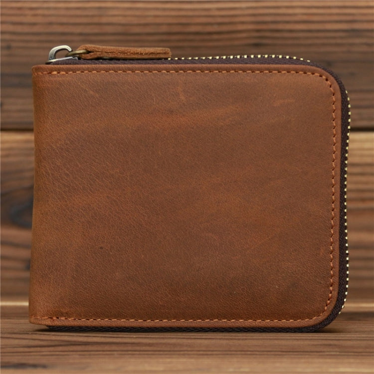 9039 RFID Antimagnetic Leather Zipper Wallet(Horizontal 3) - free shipping - PMC TechLife - Order now!