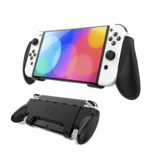 JYS NS218 Multifunctional Game Console Integrated Protective Case With Grip  For Switch OLED(Black) - free shipping - PMC Jewellery - Order now!