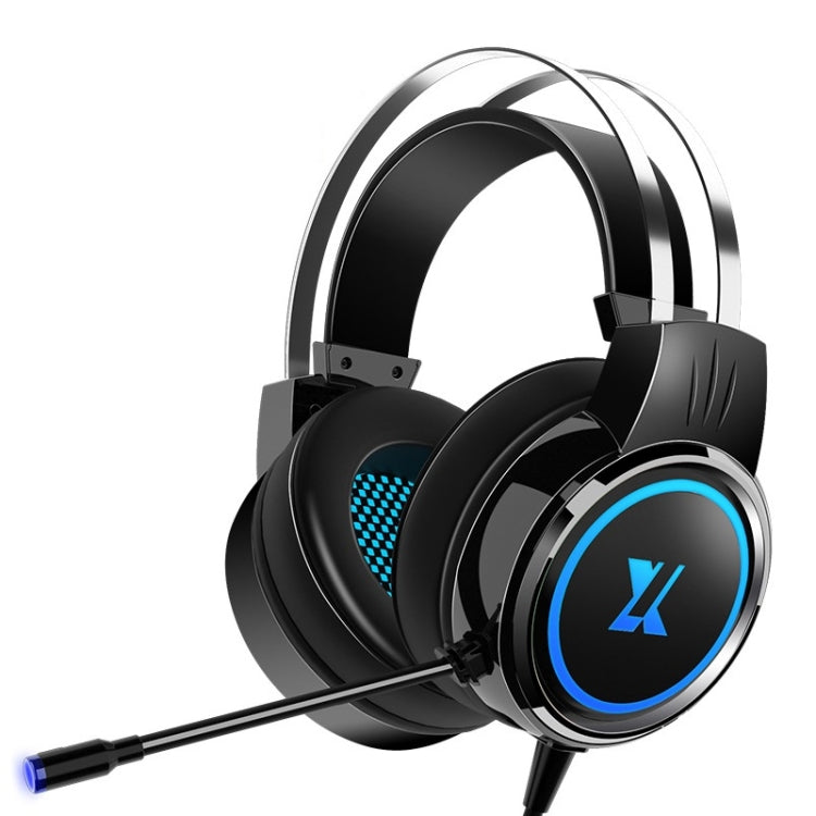 Heir Audio Head-Mounted Gaming Wired Headset With Microphone, Colour: X8 Mobile / Notebook Upgrade (Black)