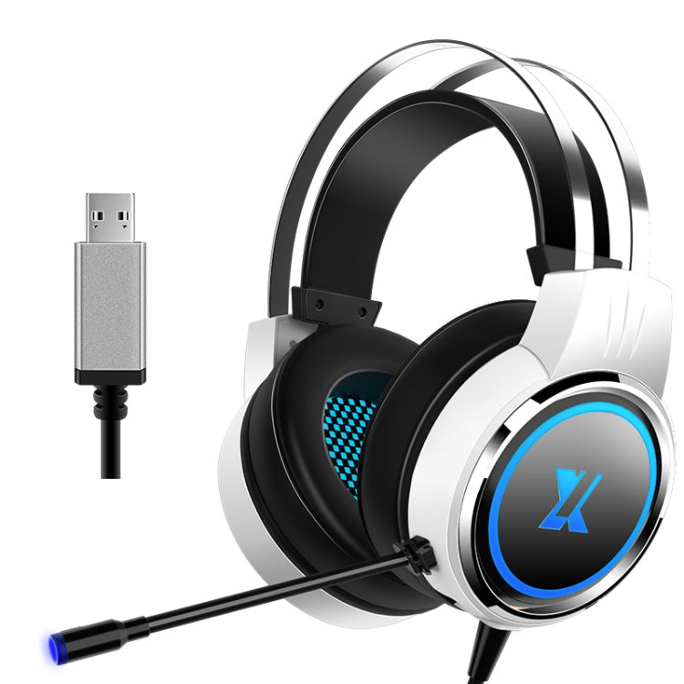 Heir Audio Head-Mounted Gaming Wired Headset With Microphone, Colour: X8 7.1 Sound Upgrade (Stars White) - free shipping - PMC TechLife - Order now!