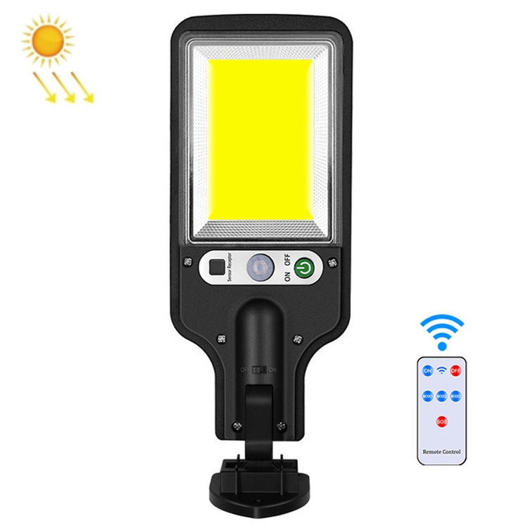 616 Solar Street Light LED Human Body Induction Garden Light, Spec: 117 COB With Remote Control - free shipping - PMC TechLife - Order now!