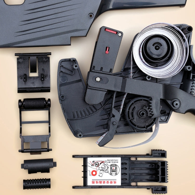 Deli 7500 Date Batch Number Handheld Label Printer With 2 Ink Wheel +1 Roll Price Tag - Price Labeller by Deli | Online Shopping South Africa | PMC TechLife | Buy Now Pay Later Mobicred