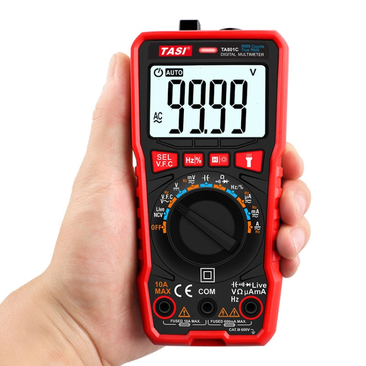 TASI Automatic Digital Multimeter(TA801C) - Digital Multimeter by TASI | Online Shopping South Africa | PMC Jewellery | Buy Now Pay Later Mobicred