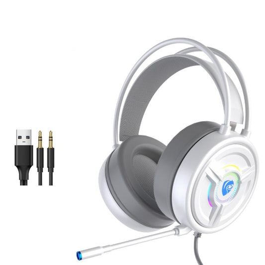 PANTSAN PSH-200 Wired Gaming Headset with Microphone, Colour: 3.5mm White - free shipping - PMC Jewellery - Order now!