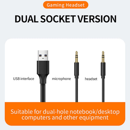 PANTSAN PSH-100 USB Wired Gaming Earphone Headset with Microphone, Colour: 3.5mm White - free shipping - PMC Jewellery - Order now!