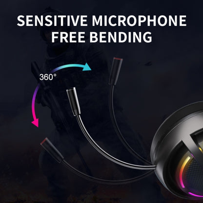 PANTSAN PSH-100 USB Wired Gaming Earphone Headset with Microphone, Colour: 7.1 USB Black - free shipping - PMC Jewellery - Order now!
