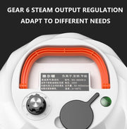 Steam Cleaner High Temperature Sterilization Cleaning Machine with 1L Water Tank 220V EU Plug(Orange)
