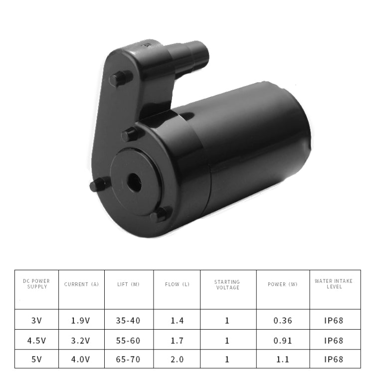 Quiet Mini Horizontal Vertical Submersible Pump, Style: Black Vertical - Fish Tanks & Accessories by PMC TechLife | Online Shopping South Africa | PMC TechLife | Buy Now Pay Later Mobicred