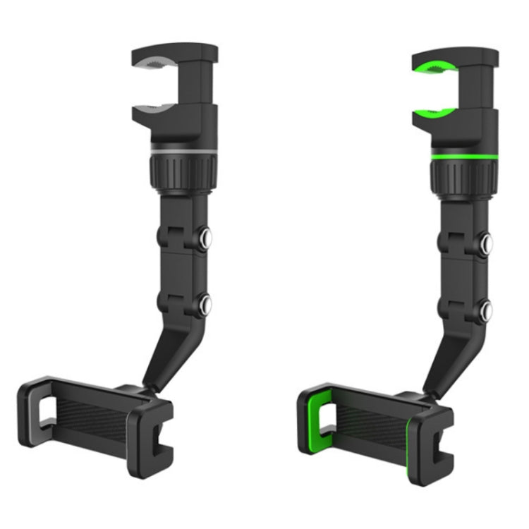 Multifunctional Vehicle-mounted Video Shooting Rearview Mirror Bracket(Green) - Car Holders by PMC TechLife | Online Shopping South Africa | PMC TechLife