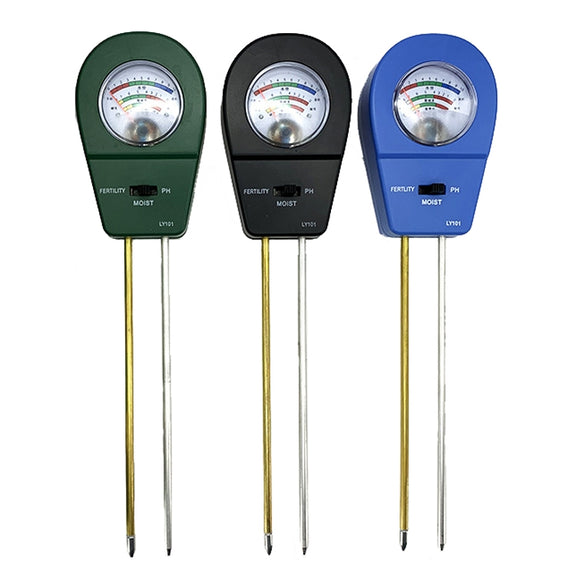 LY101 Flower And Grass Soil Detector PH Cantoneal Alkalin Testor(Blue)