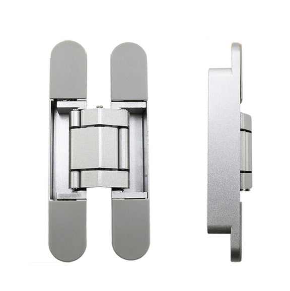Three-Dimensional Adjustable Cross Hinge Folding Door Concealed Hinge, Specification: No. 2 Sand Silver 60kg