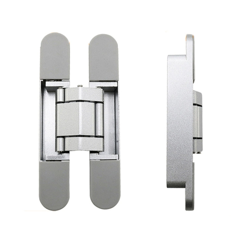 Three-Dimensional Adjustable Cross Hinge Folding Door Concealed Hinge, Specification: No. 5 Sand Silver 120kg - Furniture Accessories by PMC TechLife | Online Shopping South Africa | PMC TechLife