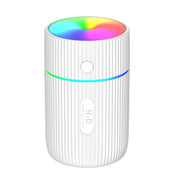 Colorful Cup Humidifier USB Mini Car Air Purifier(White)