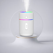 Colorful Cup Humidifier USB Mini Car Air Purifier(White)