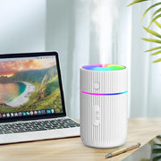Colorful Cup Humidifier USB Mini Car Air Purifier(White)