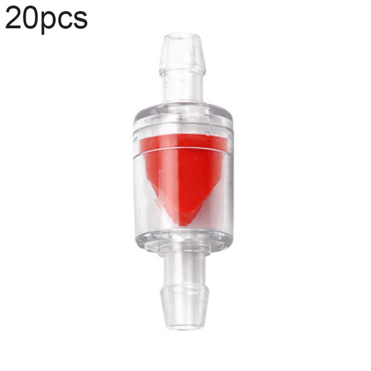 20 PCS Fish Tank Oxygen Pump Trachea Check Valve, Specification: 8mm (Red) - Air Pumps by PMC TechLife | Online Shopping South Africa | PMC TechLife | Buy Now Pay Later Mobicred