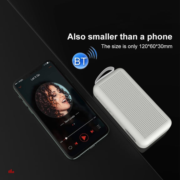 DoRealMe F0 TWS Mini Graffiti Bluetooth Speaker Support FM / TF Card(White)