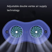 QC-002 Portable Chargeable Electric Anti-Snoring Device(Coral Blue)