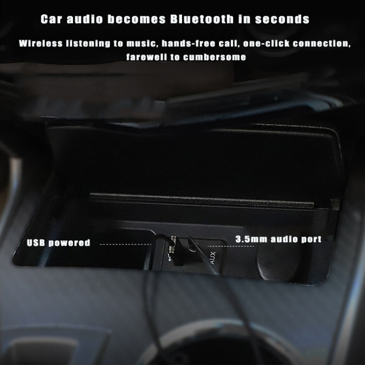 BY301 AUX Car Bluetooth 5.0 Receiver Mobile Call Bluetooth Adapter - Bluetooth Adapters by PMC TechLife | Online Shopping South Africa | PMC TechLife | Buy Now Pay Later Mobicred