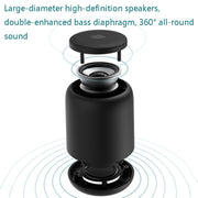 F9 TWS Mini Portable Bluetooth Speaker Support TF Card(No FM-Black)