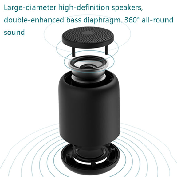 F9 TWS Mini Portable Bluetooth Speaker Support TF Card(No FM-Blue)