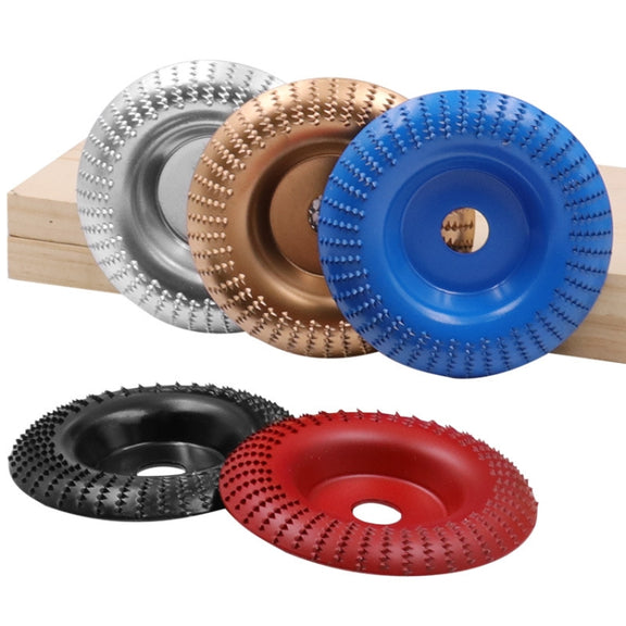 Woodworking Sanding Plastic Stab Discs Hard Round Grinding Wheels For Angle Grinders, Specification: 100mm Wine Red Curved