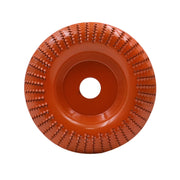 Woodworking Sanding Plastic Stab Discs Hard Round Grinding Wheels For Angle Grinders, Specification: 100mm Orange Curved
