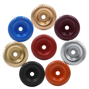Woodworking Sanding Plastic Stab Discs Hard Round Grinding Wheels For Angle Grinders, Specification: 100mm Orange Curved