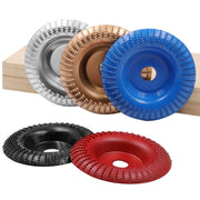 Woodworking Sanding Plastic Stab Discs Hard Round Grinding Wheels For Angle Grinders, Specification: 100mm Orange Curved