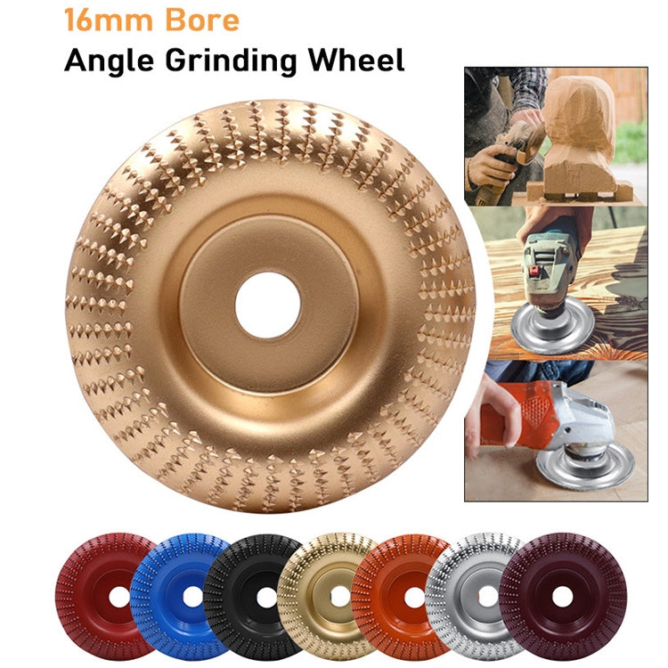 Woodworking Sanding Plastic Stab Discs Hard Round Grinding Wheels For Angle Grinders, Specification: 100mm Golden Curved - Abrasive Tools & Accessories by PMC TechLife | Online Shopping South Africa | PMC TechLife