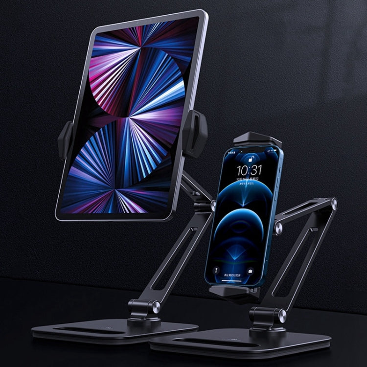 Boneruy P47 Tablet Computer Stand Desktop Mobile Phone Stand(Black) - free shipping - PMC TechLife - Order now!