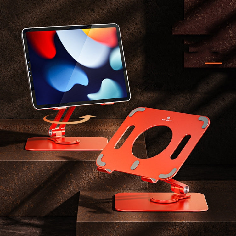 Boneruy L04mini 360 Degree Rotating Aluminum Alloy Tablet Laptop Holder(Silver) - free shipping - PMC Jewellery - Order now!