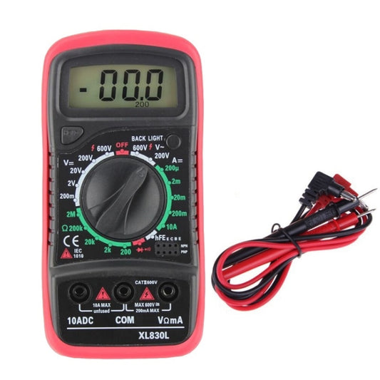 ANENG XL830L Multi-Function Digital Display High-Precision Digital Multimeter, Specification: Bubble Bag Packing(Red) - free shipping - PMC Jewellery - Order now!