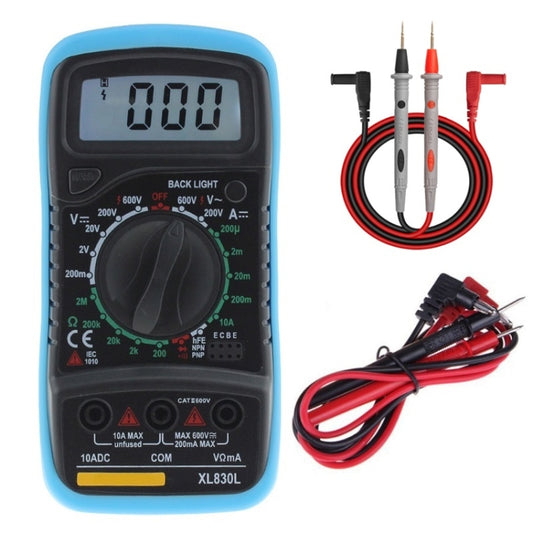 ANENG XL830L Multi-Function Digital Display High-Precision Digital Multimeter, Specification: Standard+10A Extra Tip Pen(Blue) - free shipping - PMC Jewellery - Order now!